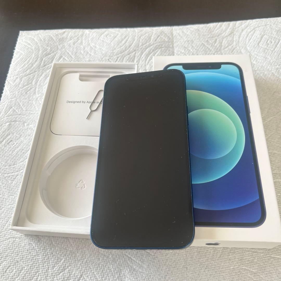 Apple iPhone 12 青色 本体　128GB