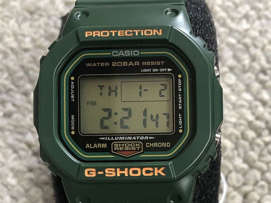 CASIO G-SHOCK グリーンスピード復刻