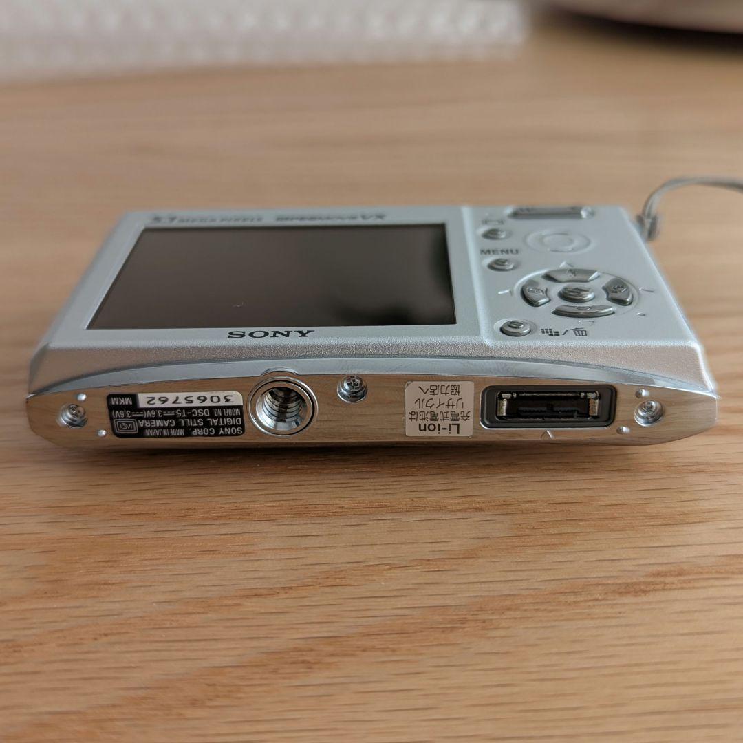 【動作品】美品 Sony Cyber-shot DSC-T5 シルバー デジカメ