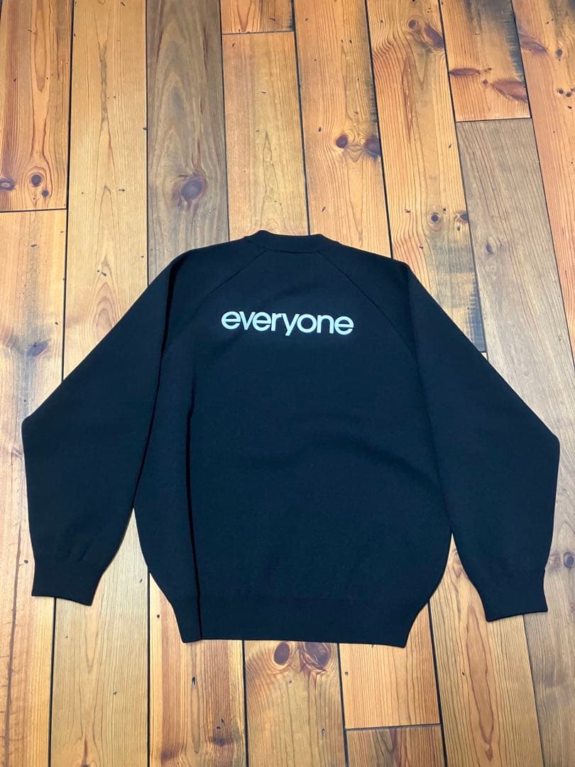 everyone前橋限定milano rib knit crew sweater