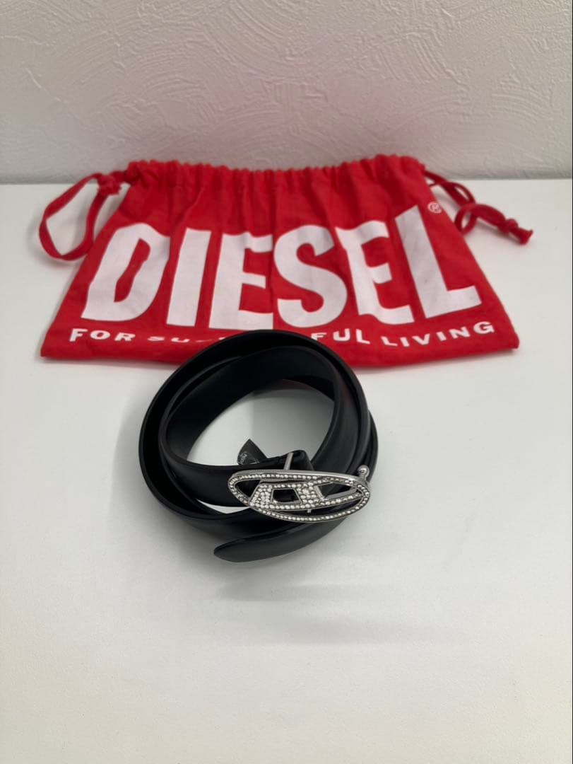ジェリー　DIESEL ブラック レザーベルト