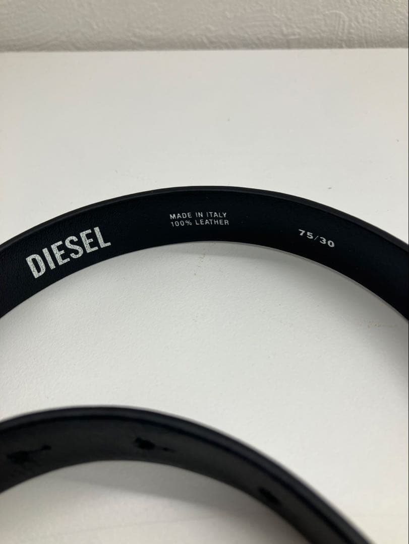 ジェリー　DIESEL ブラック レザーベルト