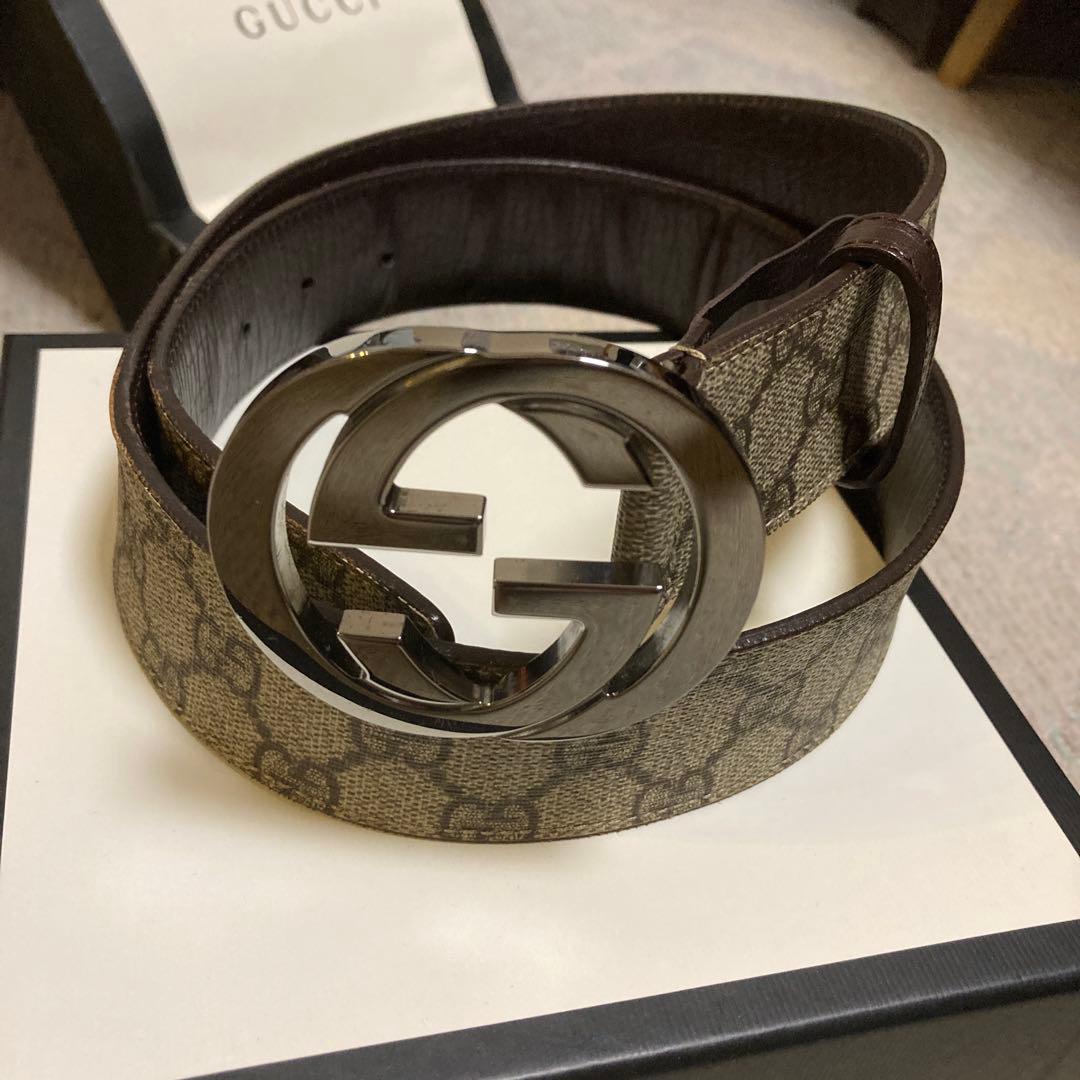 グッチ GUCCI GGスプリーム インターロッキングG ベルト