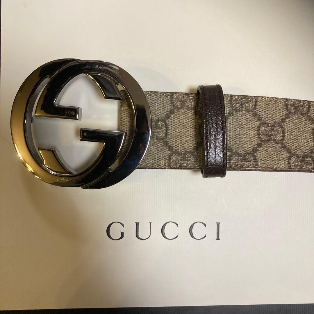 グッチ GUCCI GGスプリーム インターロッキングG ベルト