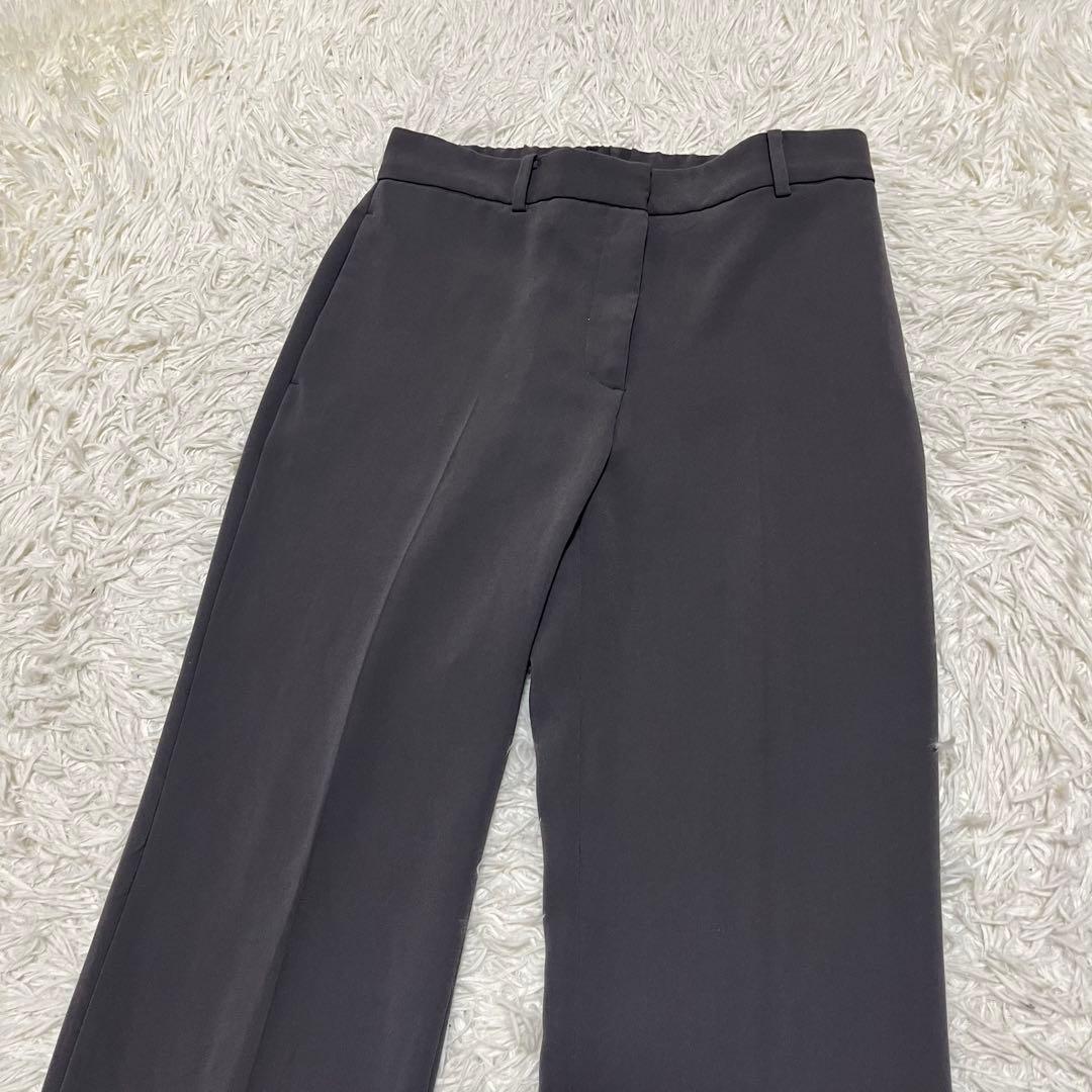 人気 PLST ストレッチ ダブル セットアップ スーツ グレー 伸縮性 パンツ