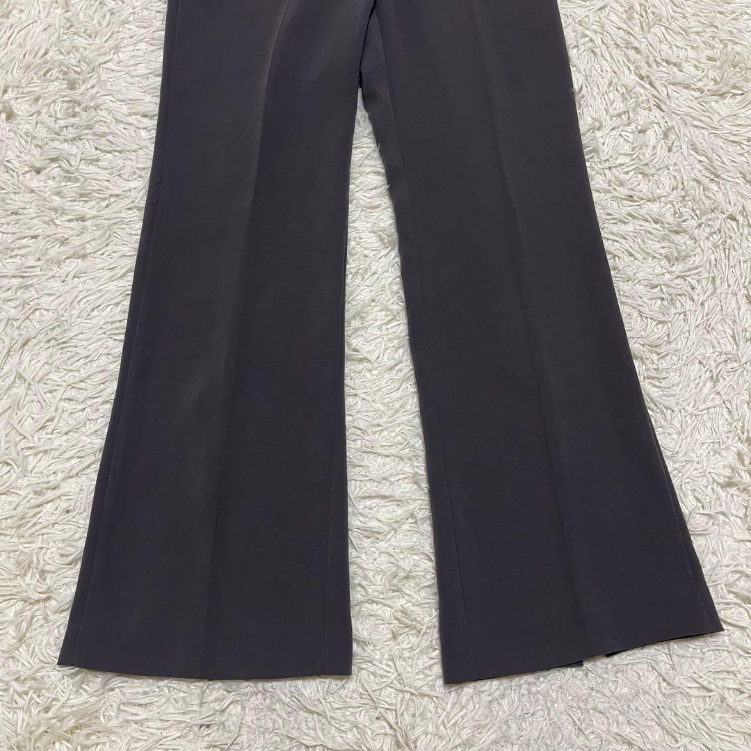 人気 PLST ストレッチ ダブル セットアップ スーツ グレー 伸縮性 パンツ