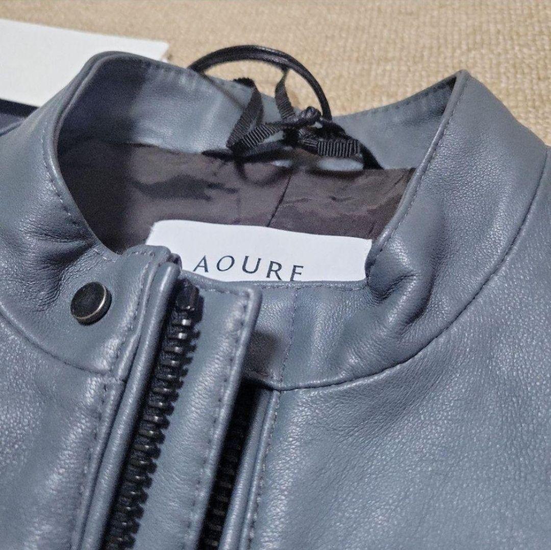 【TK】AOURE　アウール　イタリアンレザー　ライダースジャケット　M