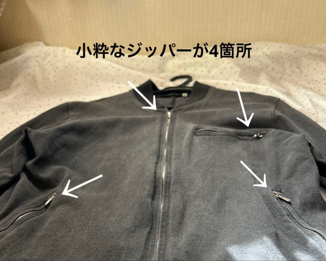 JASPER CONRAN 90'sヴィンテージriri ジッパー付ブルゾン