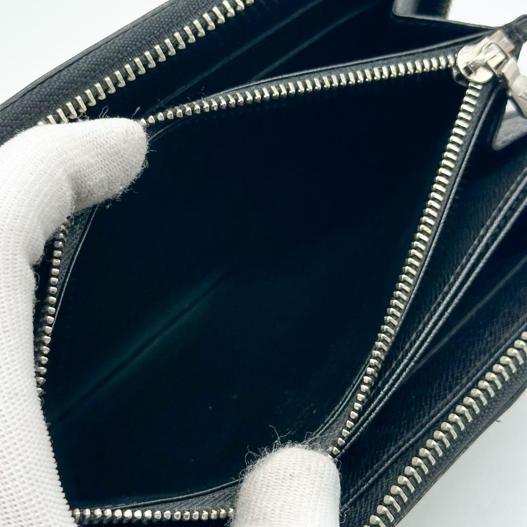 ルイヴィトン ジッピーウォレット エピ ブラック ラウンド 長財布 レザー