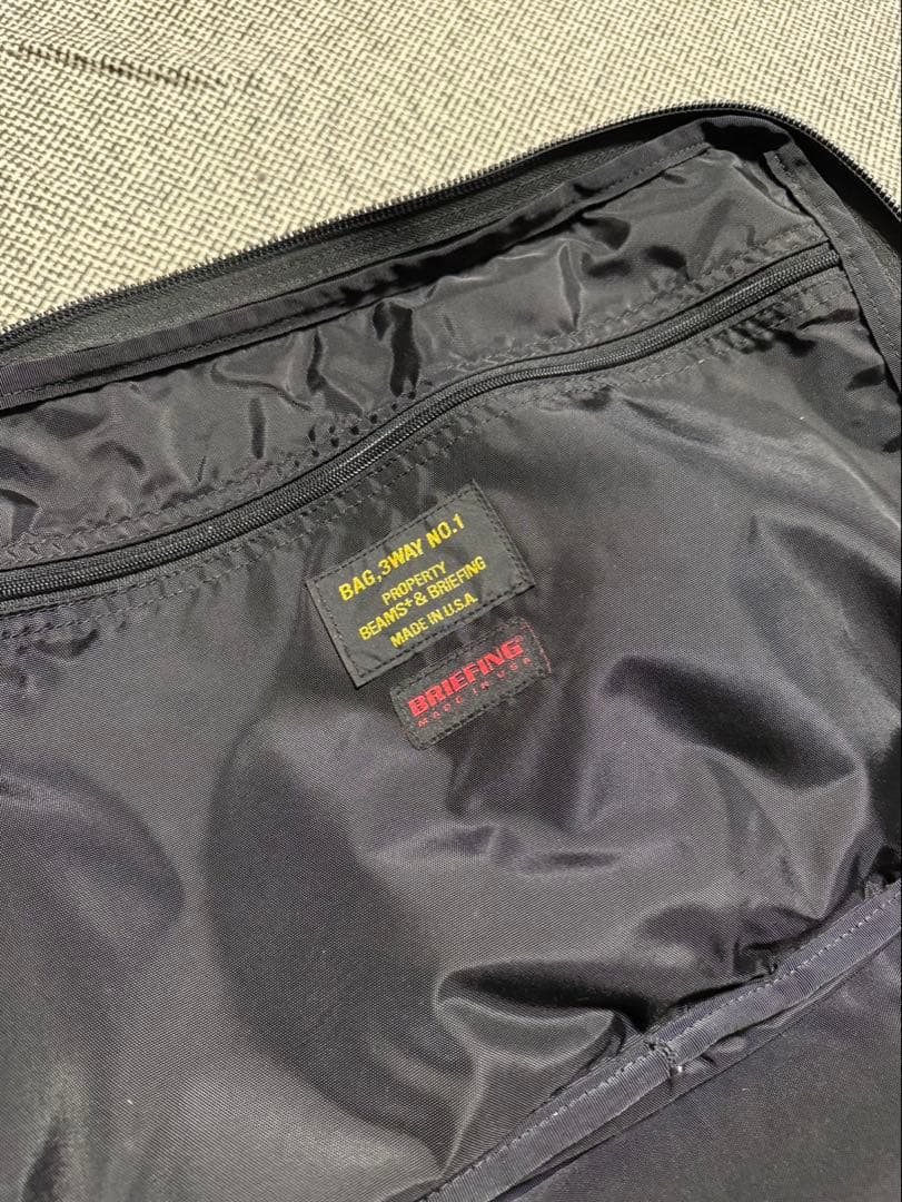 BRIEFING × BEAMS 別注 3WAY BAG