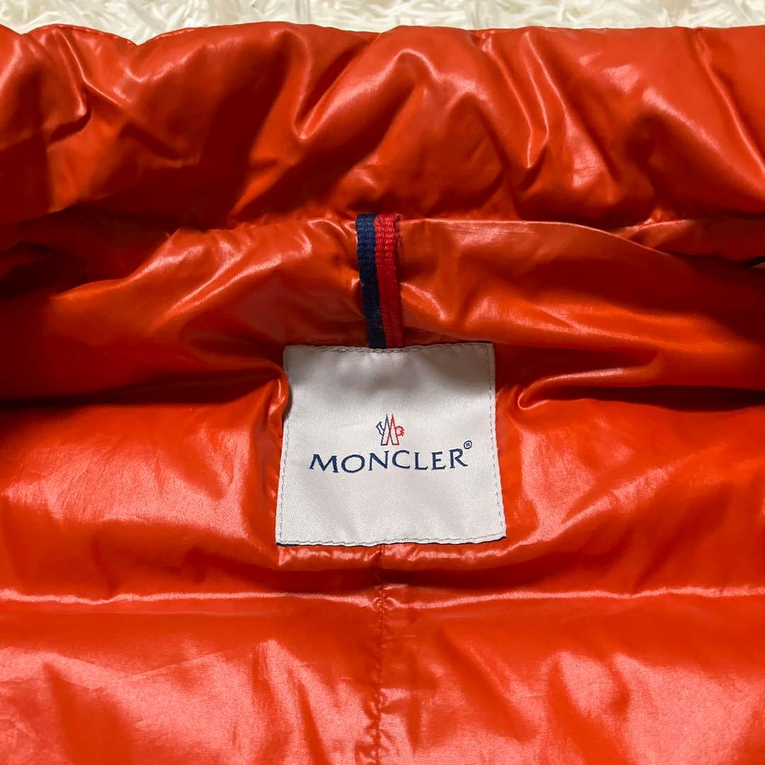 MONCLER モンクレール オレンジ ダウンベスト サイズ1 M相当 正規品