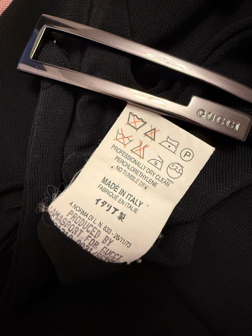 GUCCI ワンショルダーワンピース　ブラック