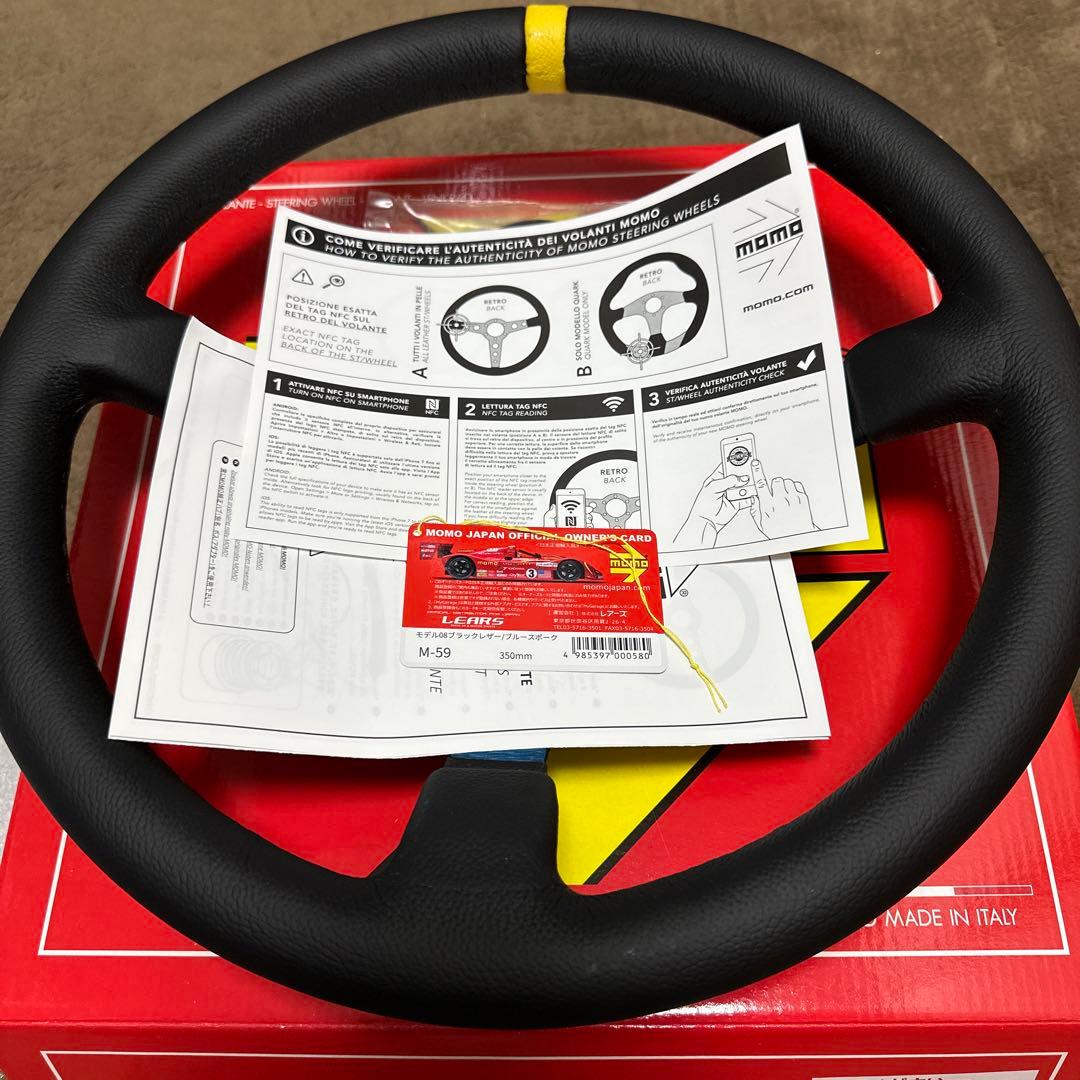 決算処分格安！正規品　MOMO モデル08BKブルースポーク350mm新品未使用