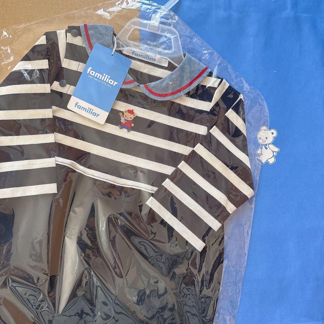 【新品未使用】familiar ファミリア　ロンパース　カバーオール 現行品