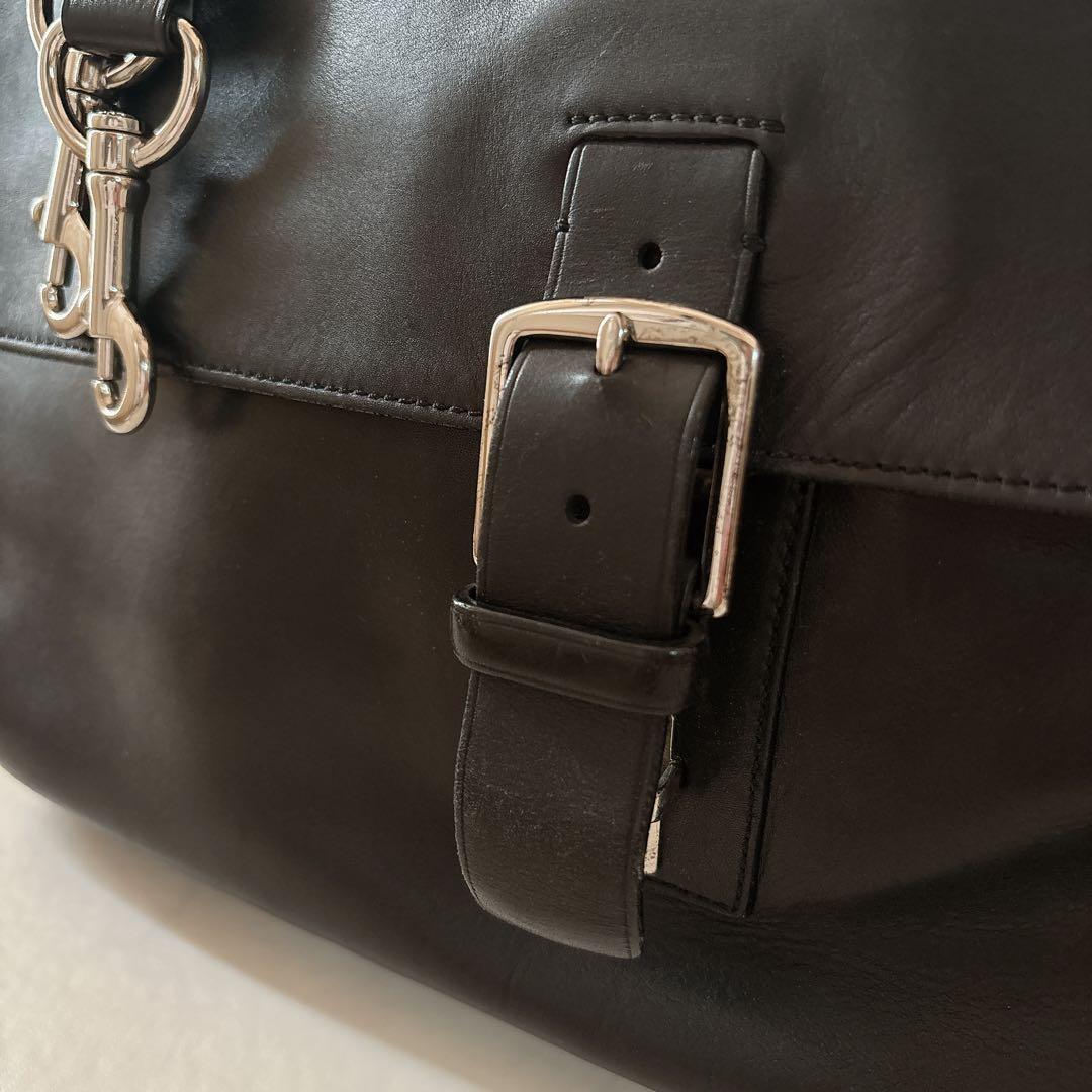 COACH 黒 レザー ビジネスバッグ 2way ブリーフケース