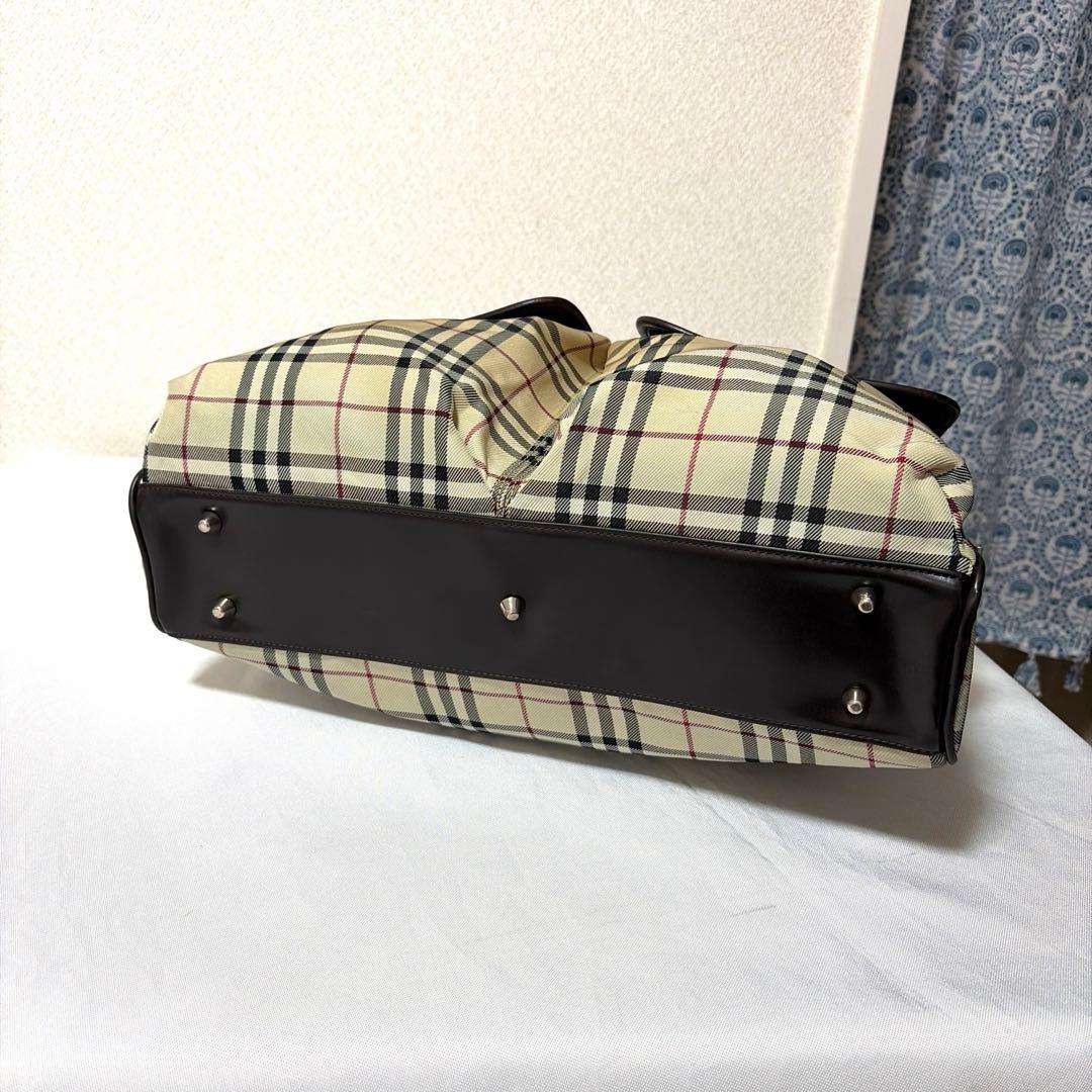 豪華 BURBERRYバーバリー ノバチェック柄 ビジネスケース×ポーチ セット