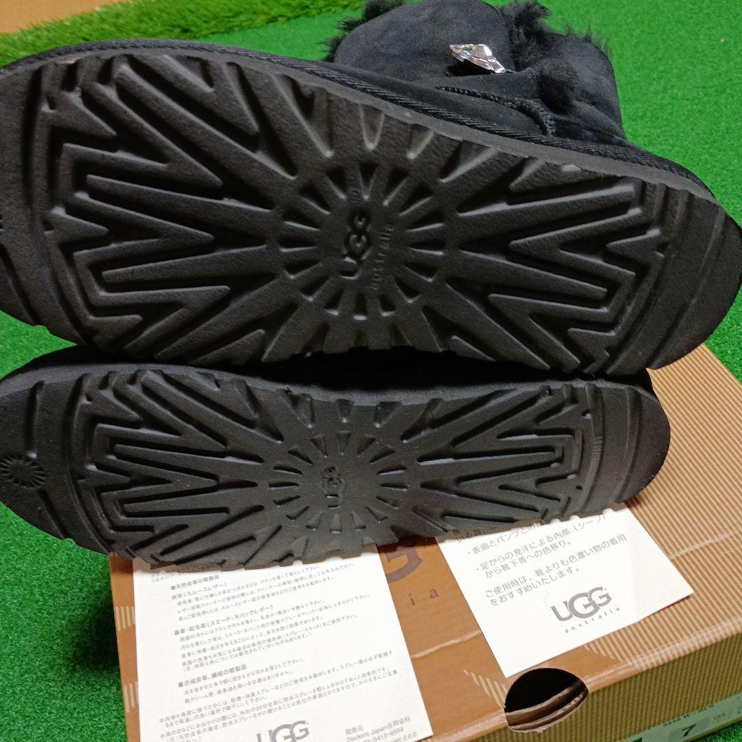 UGG ブラック ムートンブーツ サイズ24
