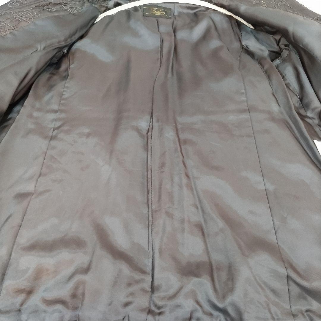 922 ⚜️レリアン⚜️❤品の良い刺繍模様入りおしゃれなコート❤13＋サイズ