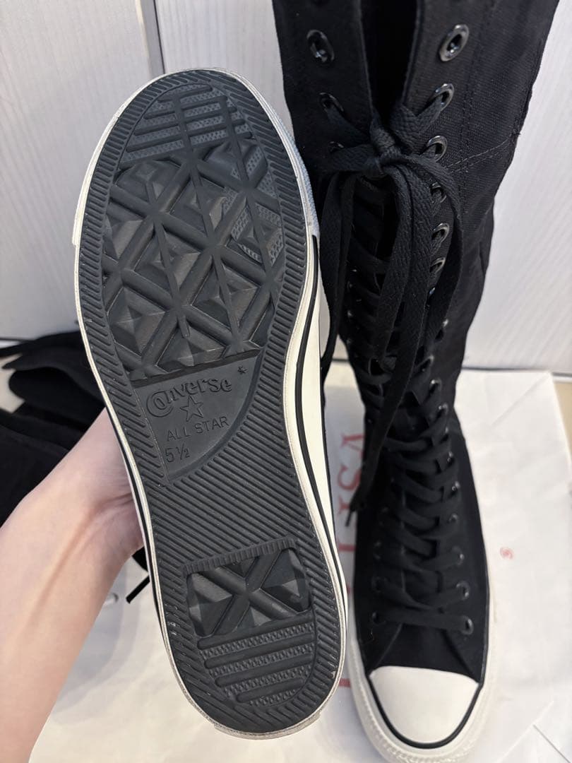 CONVERSE ALL STAR ブラックロングブーツ