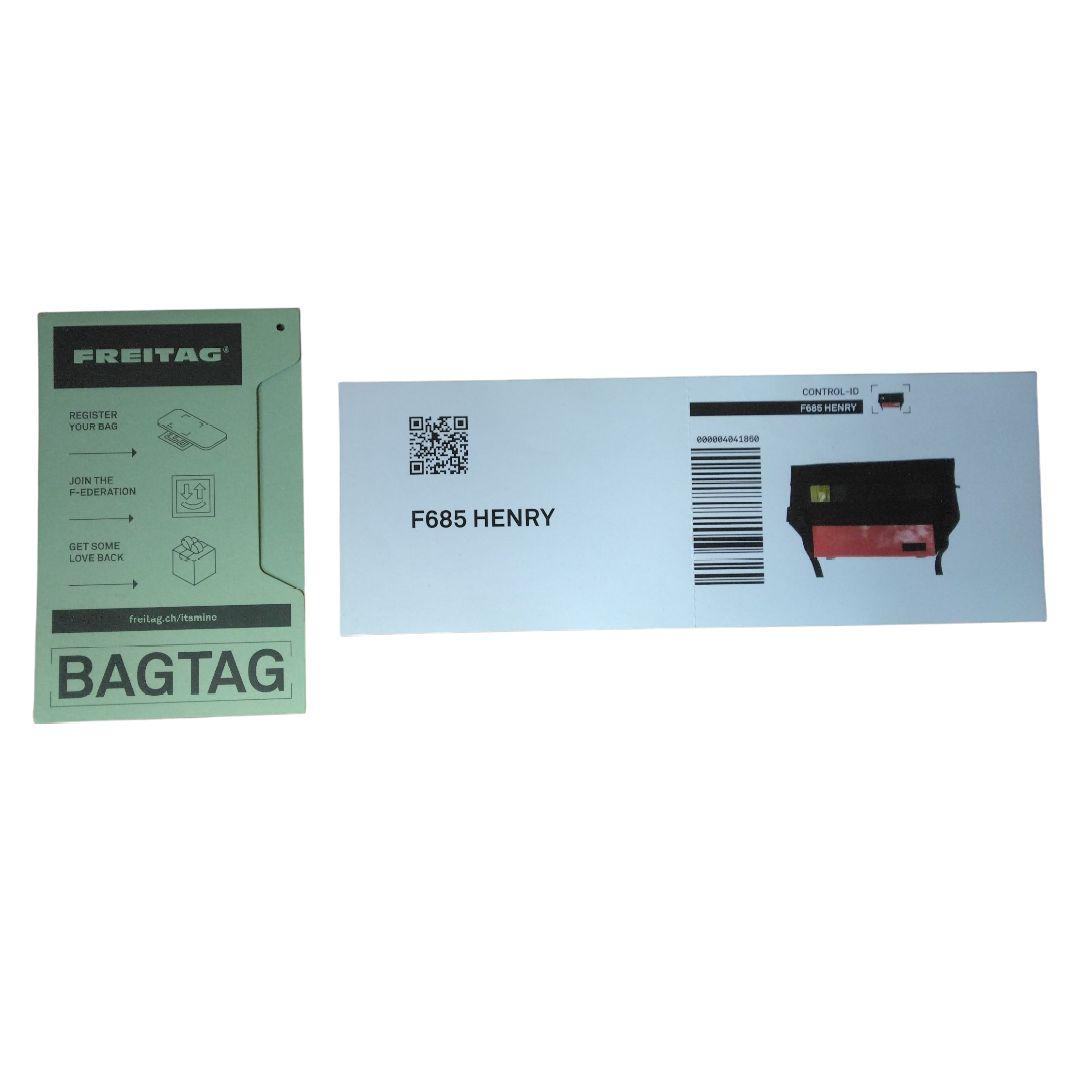 美品『FREITAG / F685 / HENRY』メッセンジャーバッグ/ID付