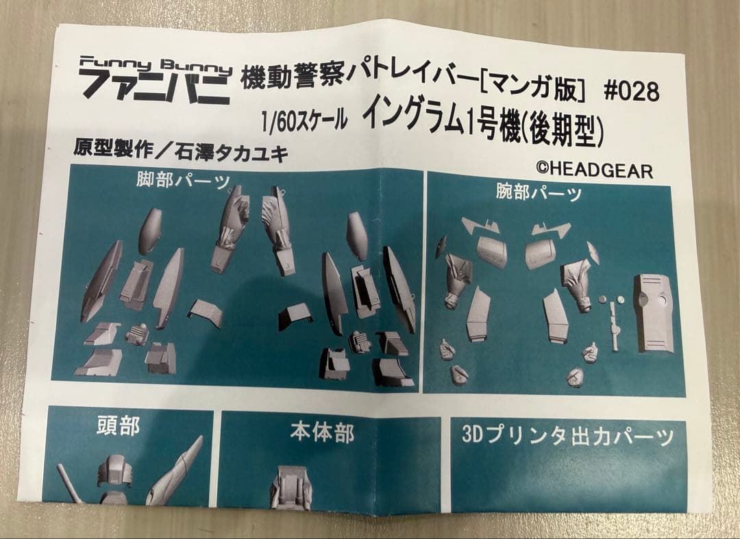 ファニバニ 1/60 イングラム1号機（後期型）漫画版 機動警察パトレイバー