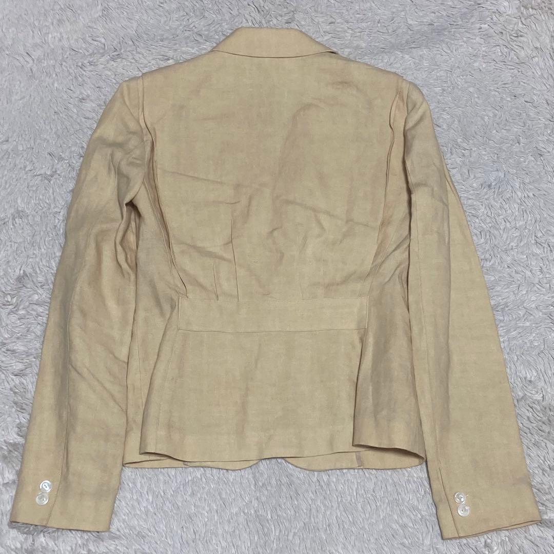 RALPH LAUREN【美品】リネン 麻 ベージュ ジャケット ワイドパンツ