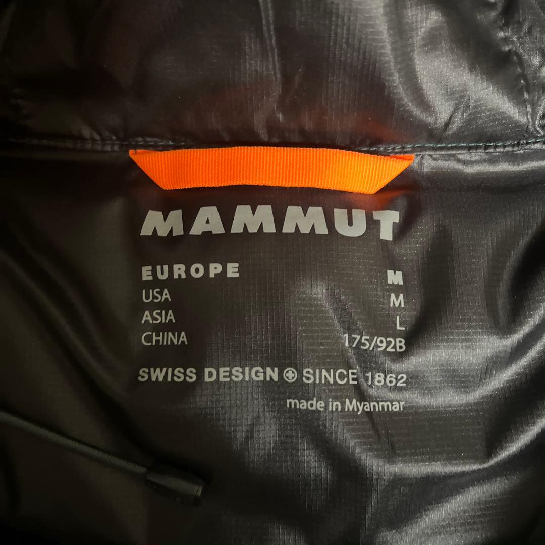 MAMMUT ダウンジャケット　ダークグリーン　Lサイズ　ナイロン