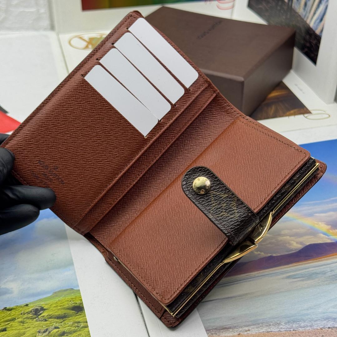 ルイヴィトン モノグラム ヴィエノワ 二つ折り がま口 財布