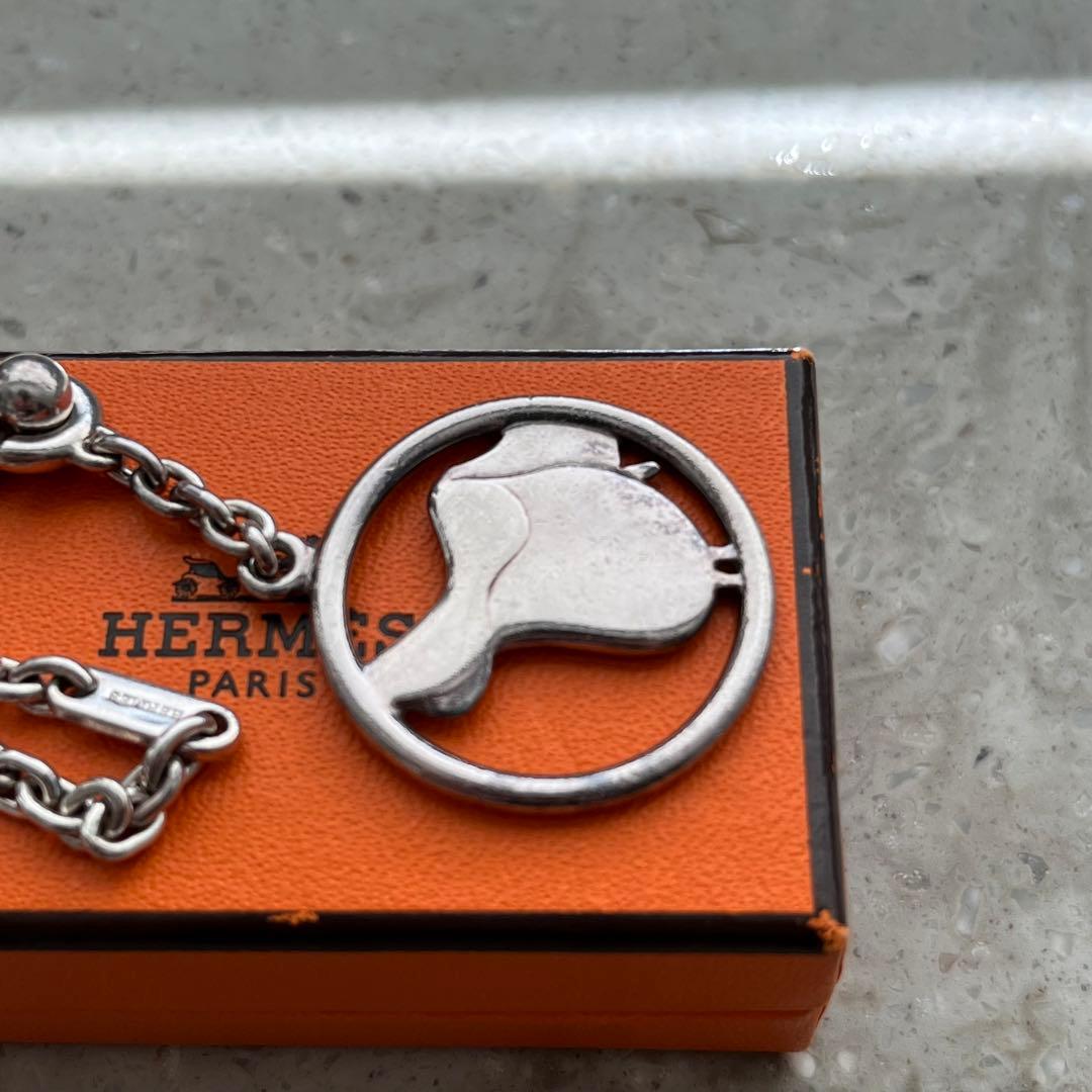 エルメス HERMES キーチャーム キーリング 馬具 key charm