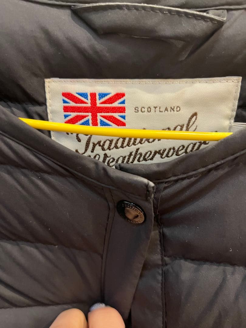 Traditional Weatherwear ブラックダウンジャケット　36