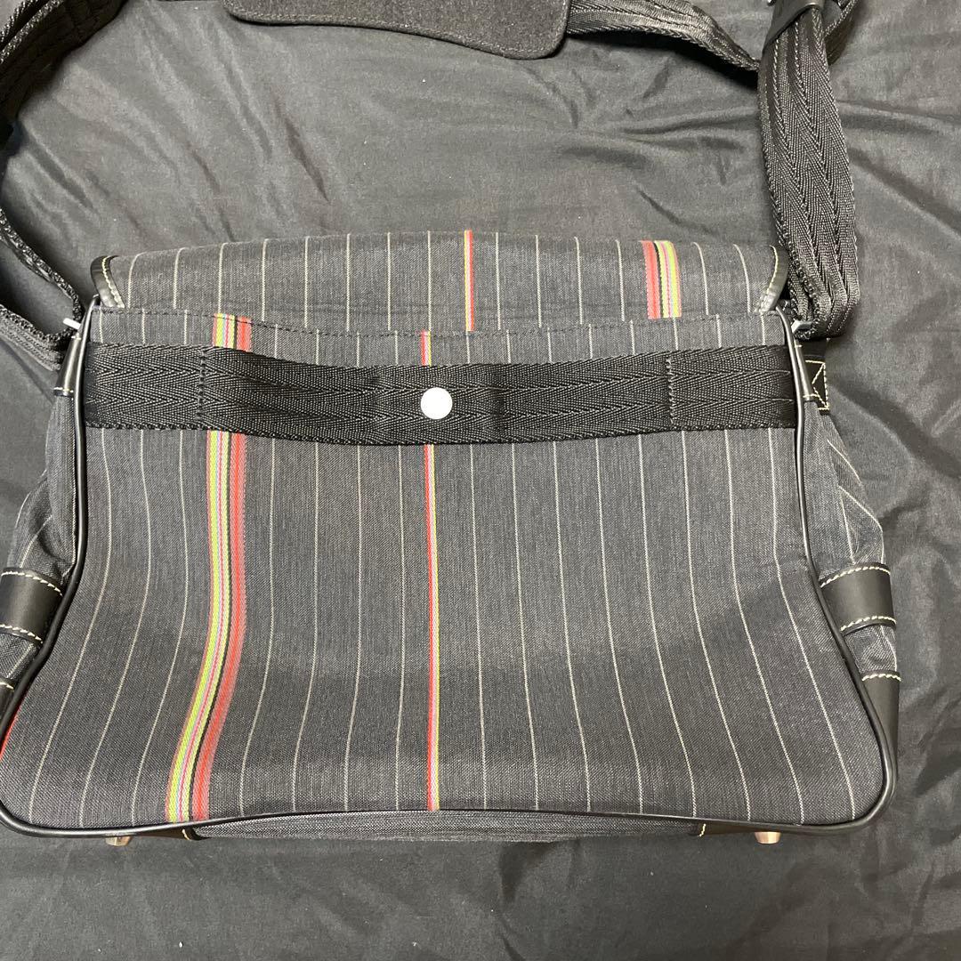 ポールスミス　ショルダーバッグ　黒　メッセンジャーバック　美品