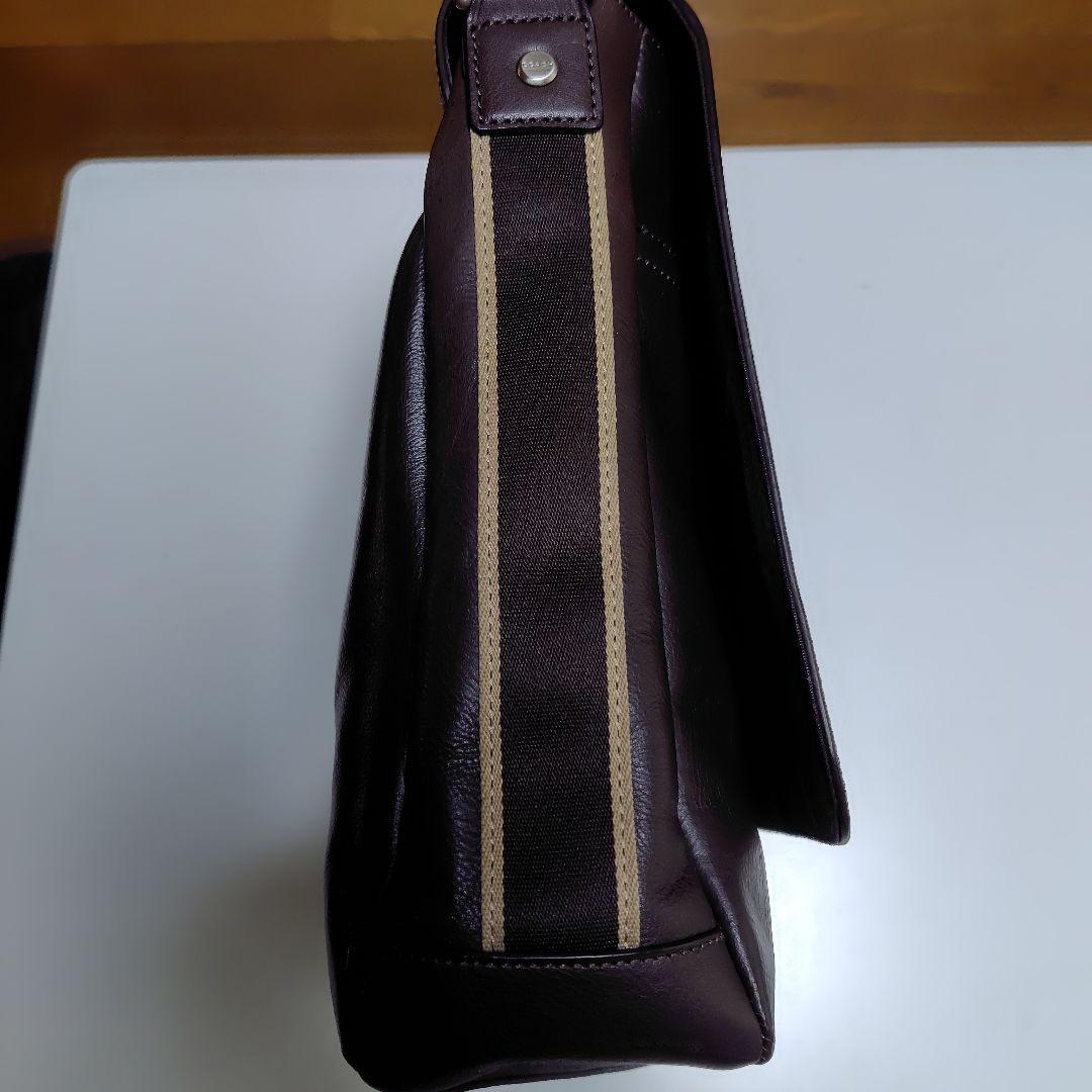 COACH　メッセンジャー　ショルダーバッグ F70555 ダークブラウン