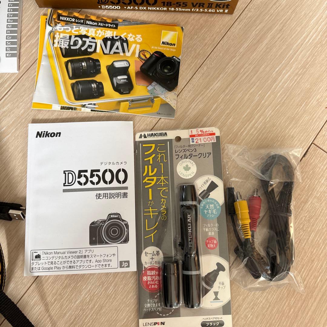 Nikon D5500 一眼レフカメラ レンズ付き