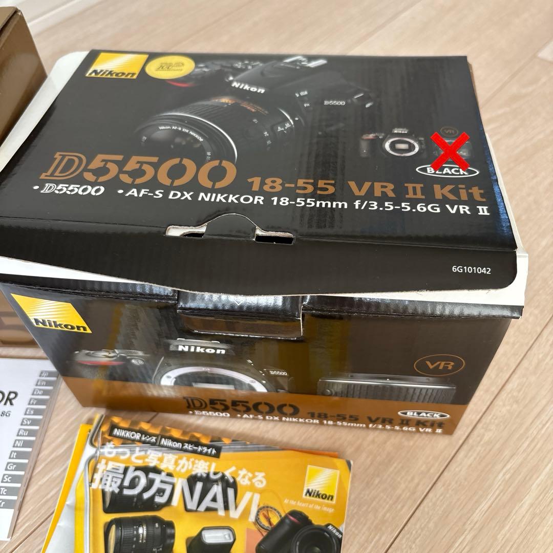 Nikon D5500 一眼レフカメラ レンズ付き