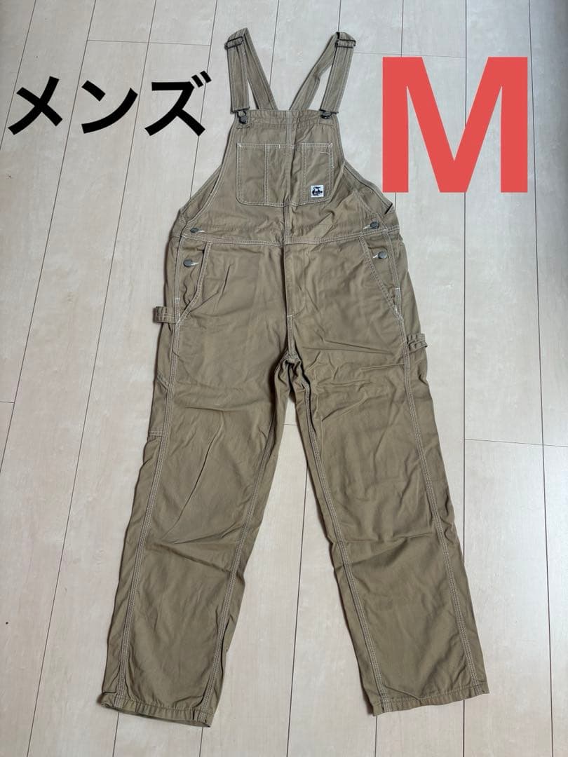 CHUMS ベージュオーバーオール M