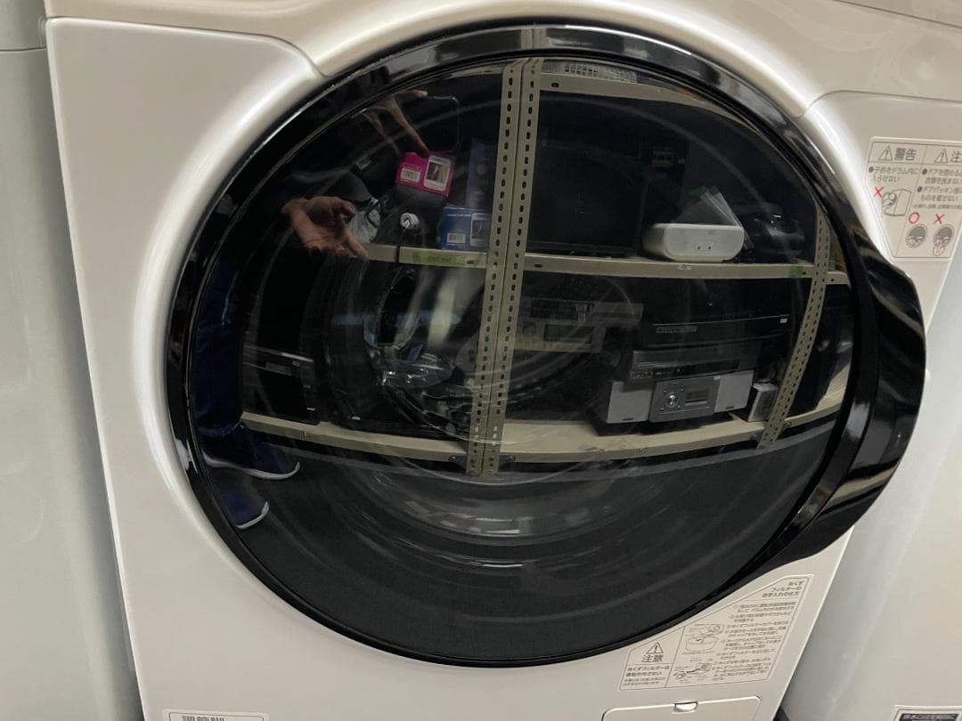 中古ドラム式洗濯機 温水機能8kg乾燥なしFL81R-W 2021年