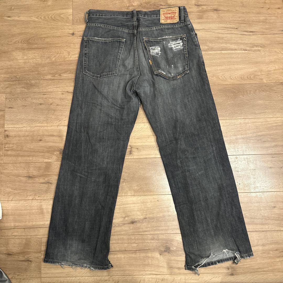 Vintage Levi’s 569ブラックストレートワイドデニム