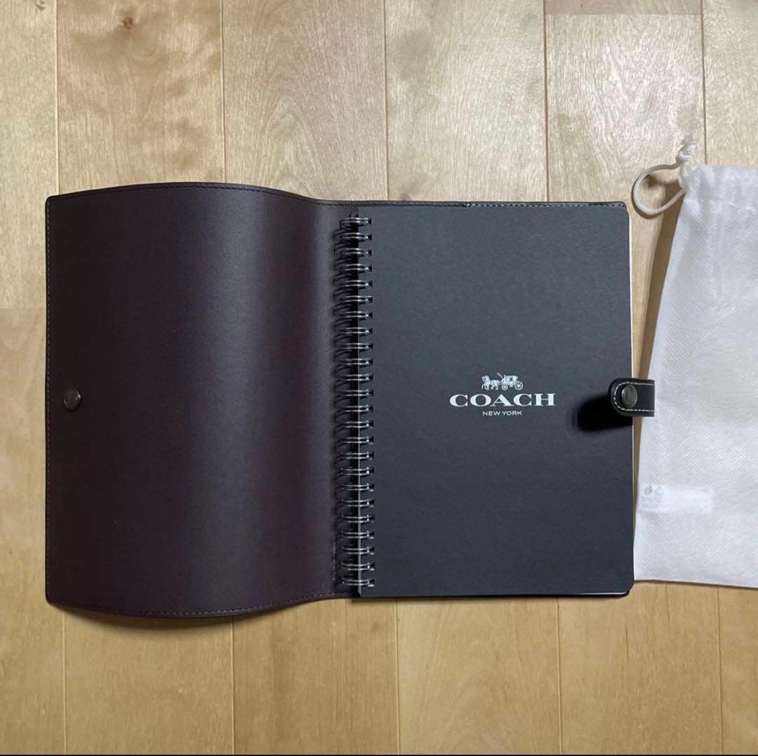 【COACH】ディズニー　コラボ　ノート&カバー　新品