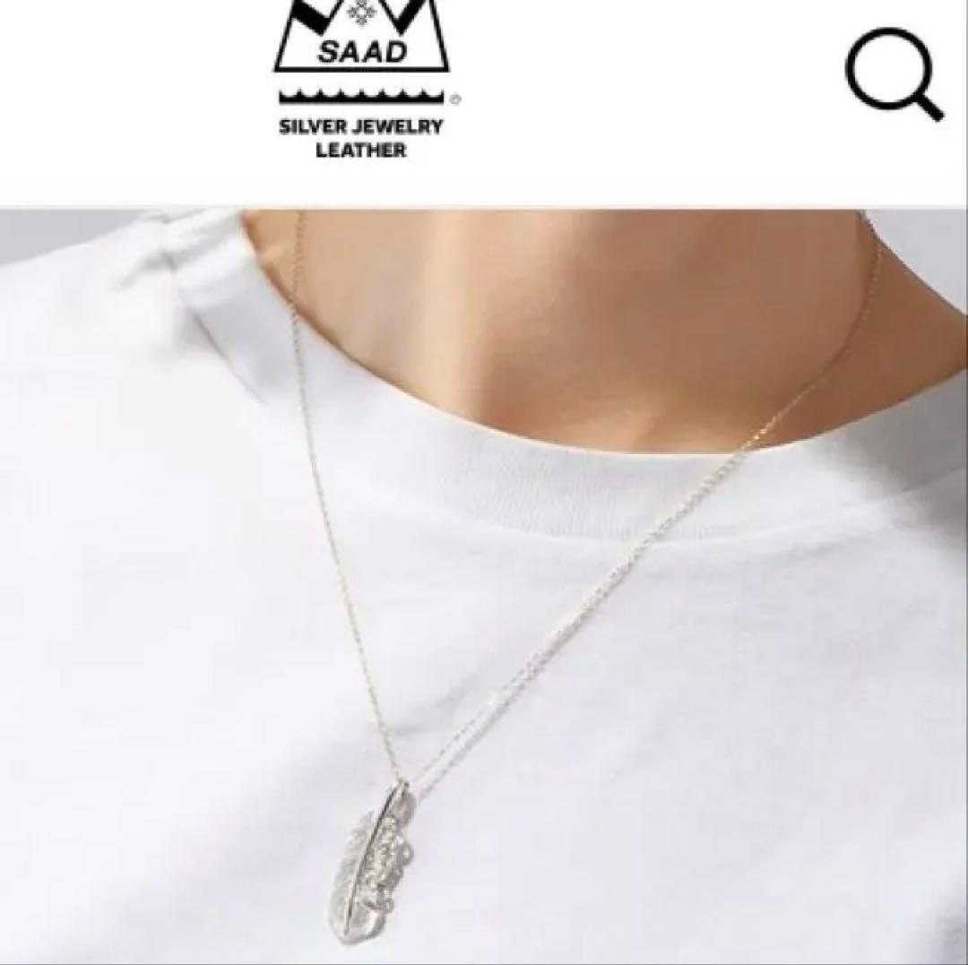SAAD フェザーネックレス