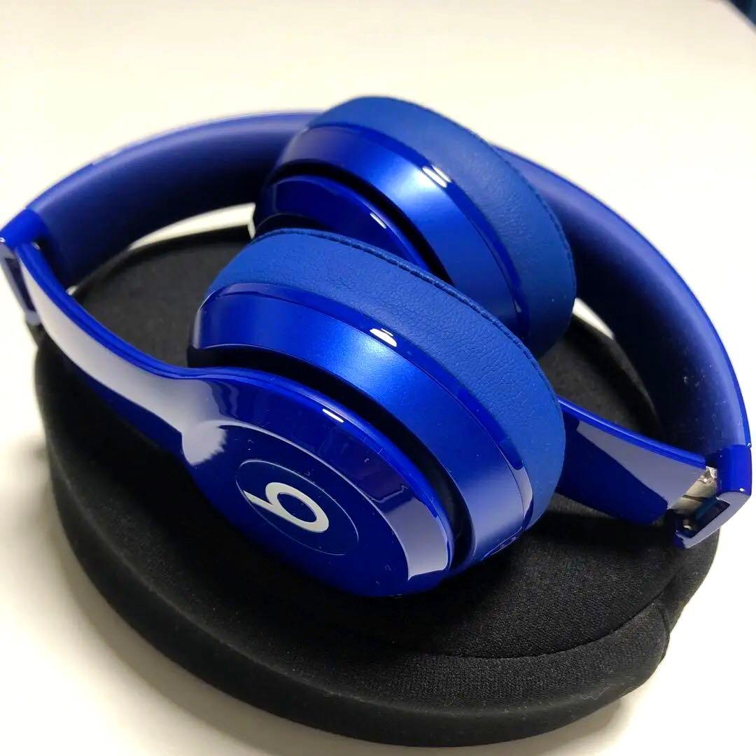 beats solo2 青 ヘッドホン