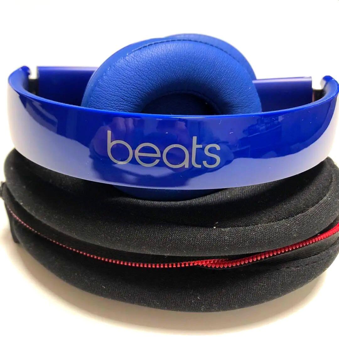 beats solo2 青 ヘッドホン