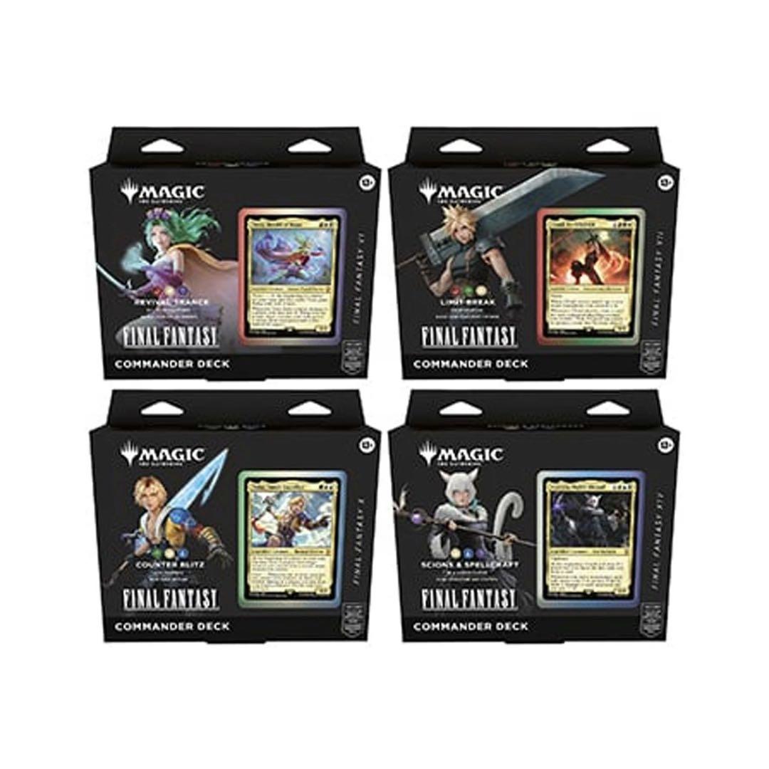 MTG FINAL FANTASY 統率者デッキ4個セット 英語　未開封
