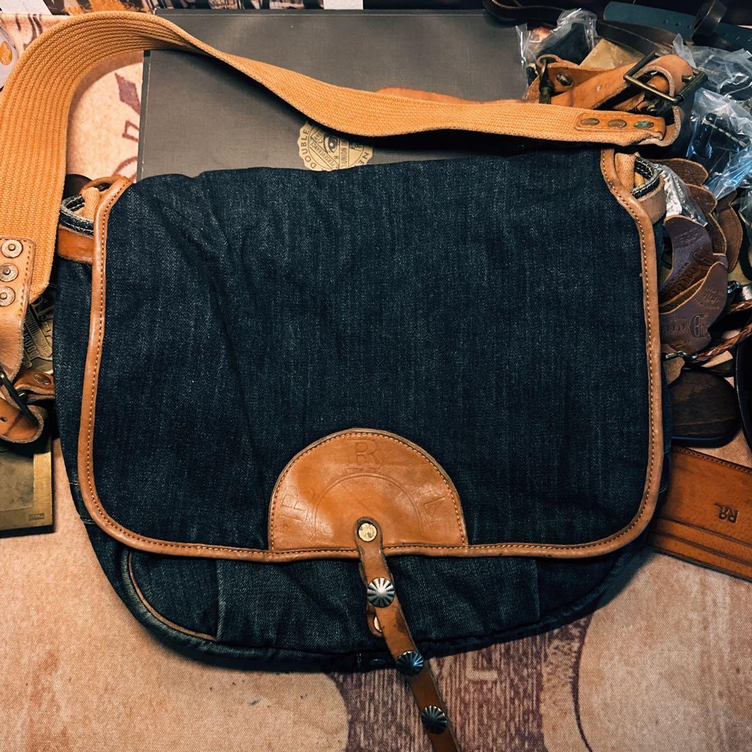RRL クラシックデニム メッセンジャーバッグ