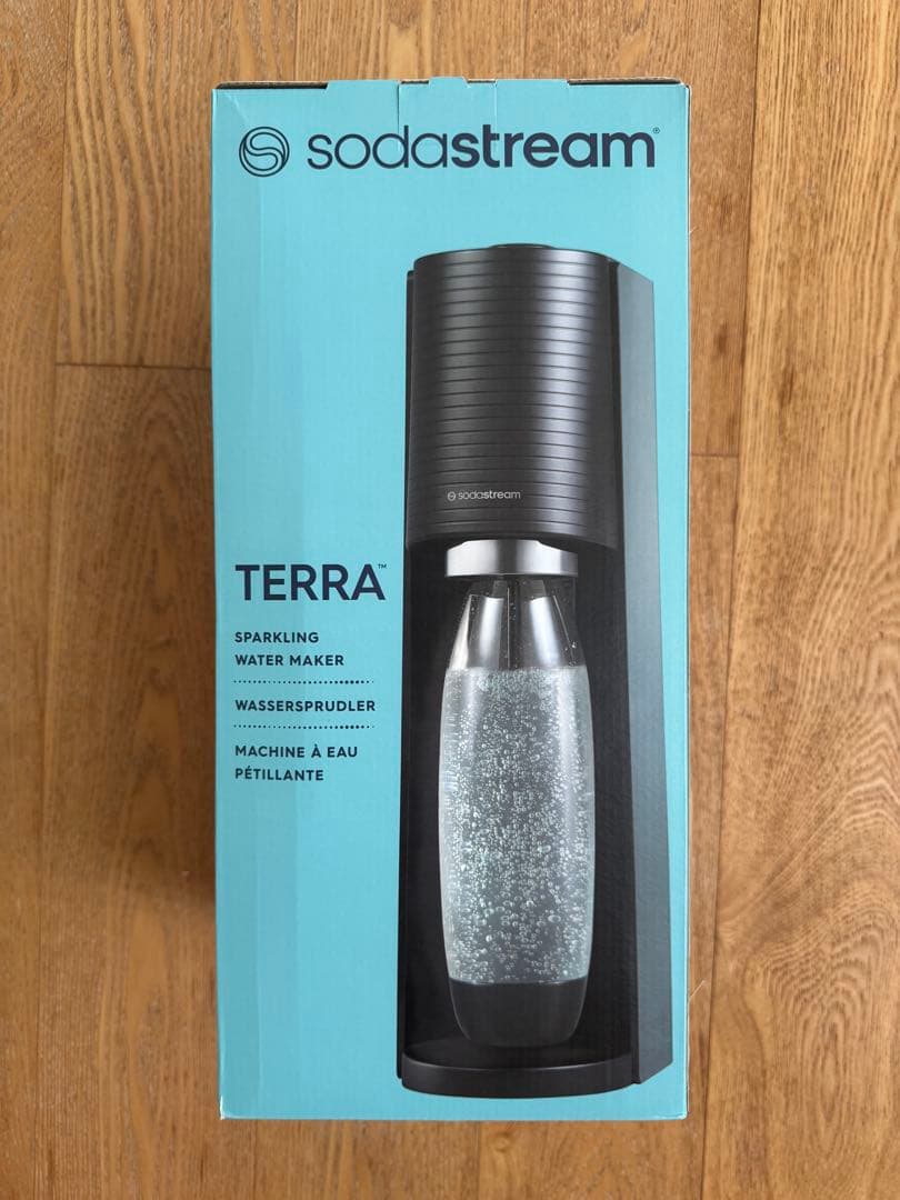 新品SodaStream TERRA 炭酸水メーカーMYONLY BOTTLE付