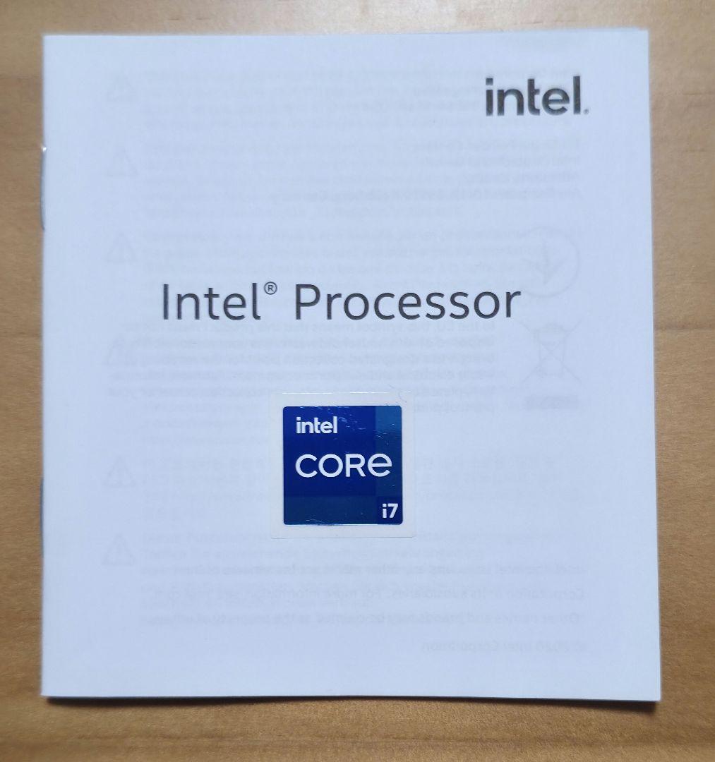 CPU Intel Core i7-11700K 11th Gen CPU
