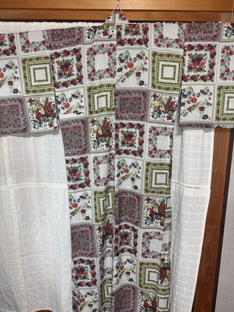 ふりふ　浴衣　スカーフ柄　スカーフローズ