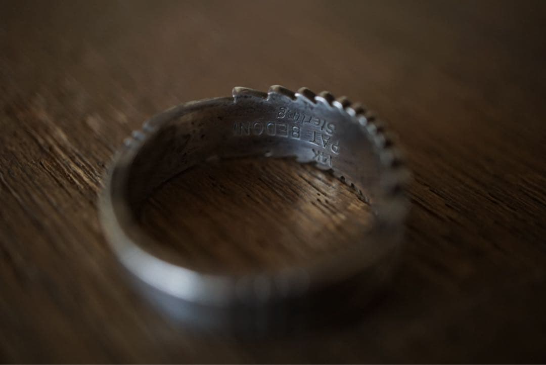 Navajo ナバホ族 PAT BEDONI 14K リング 16.5号