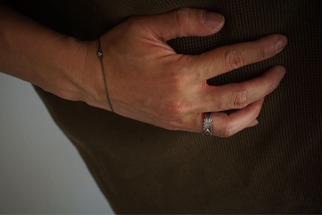 Navajo ナバホ族 PAT BEDONI 14K リング 16.5号