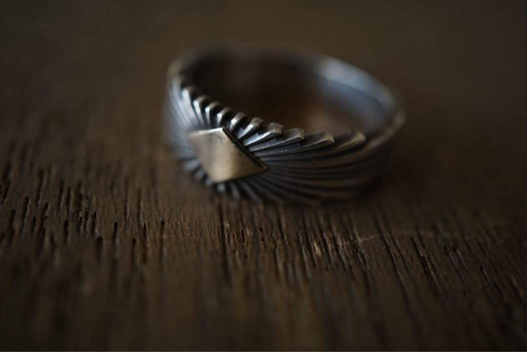 Navajo ナバホ族 PAT BEDONI 14K リング 16.5号