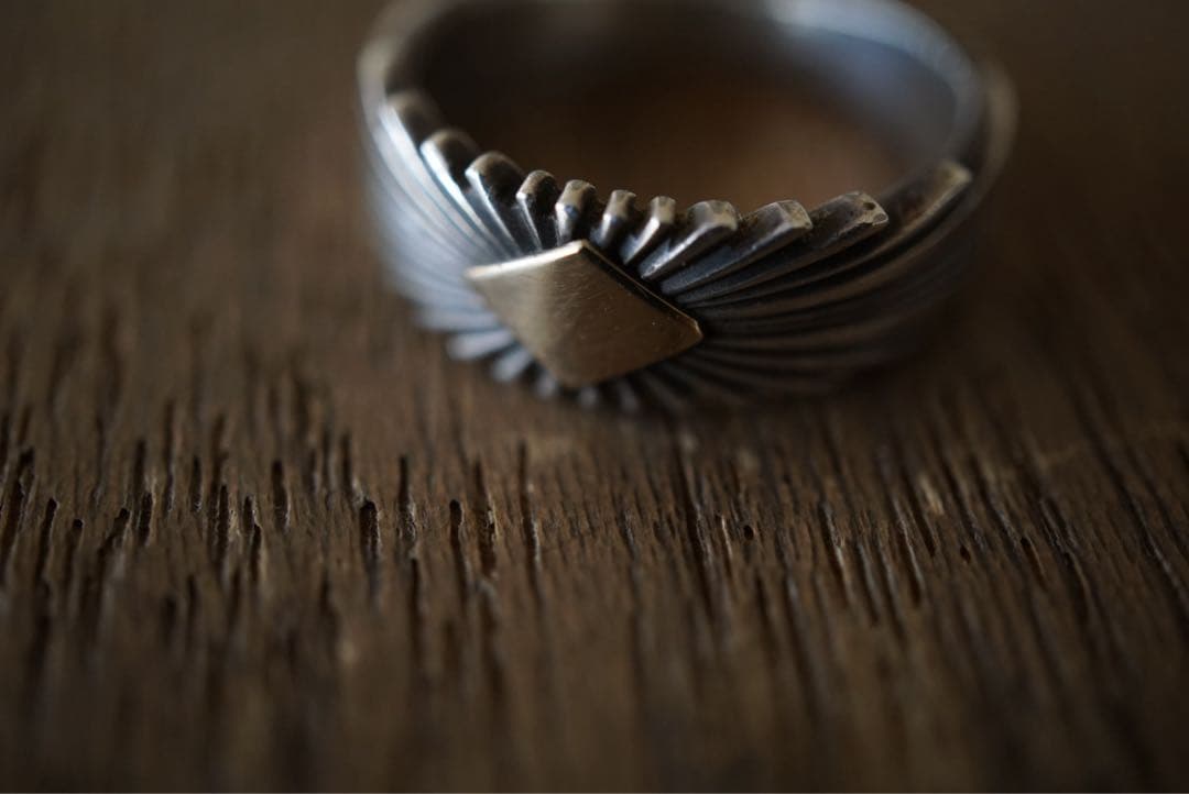 Navajo ナバホ族 PAT BEDONI 14K リング 16.5号